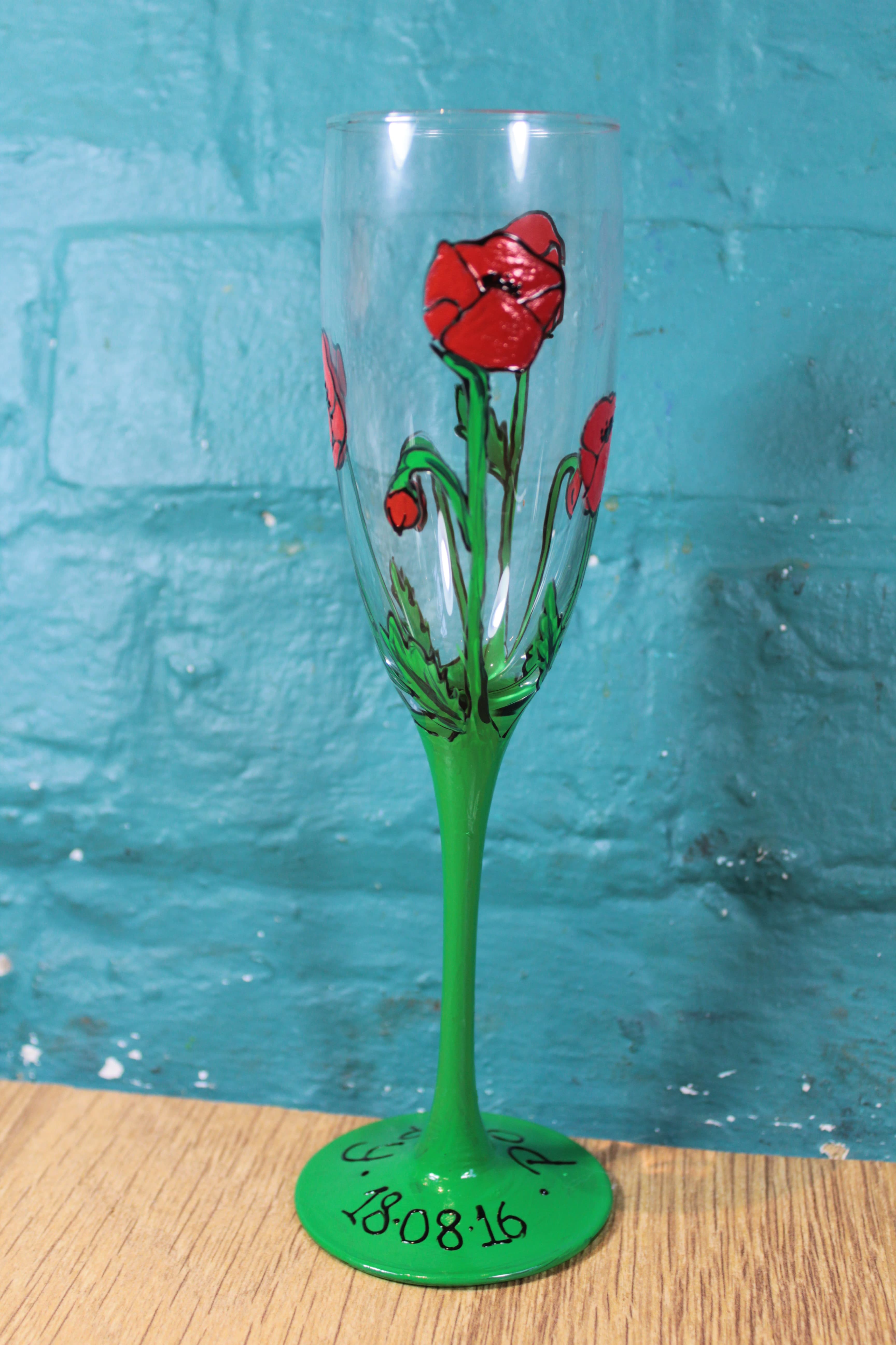 Rose Champagne Flute