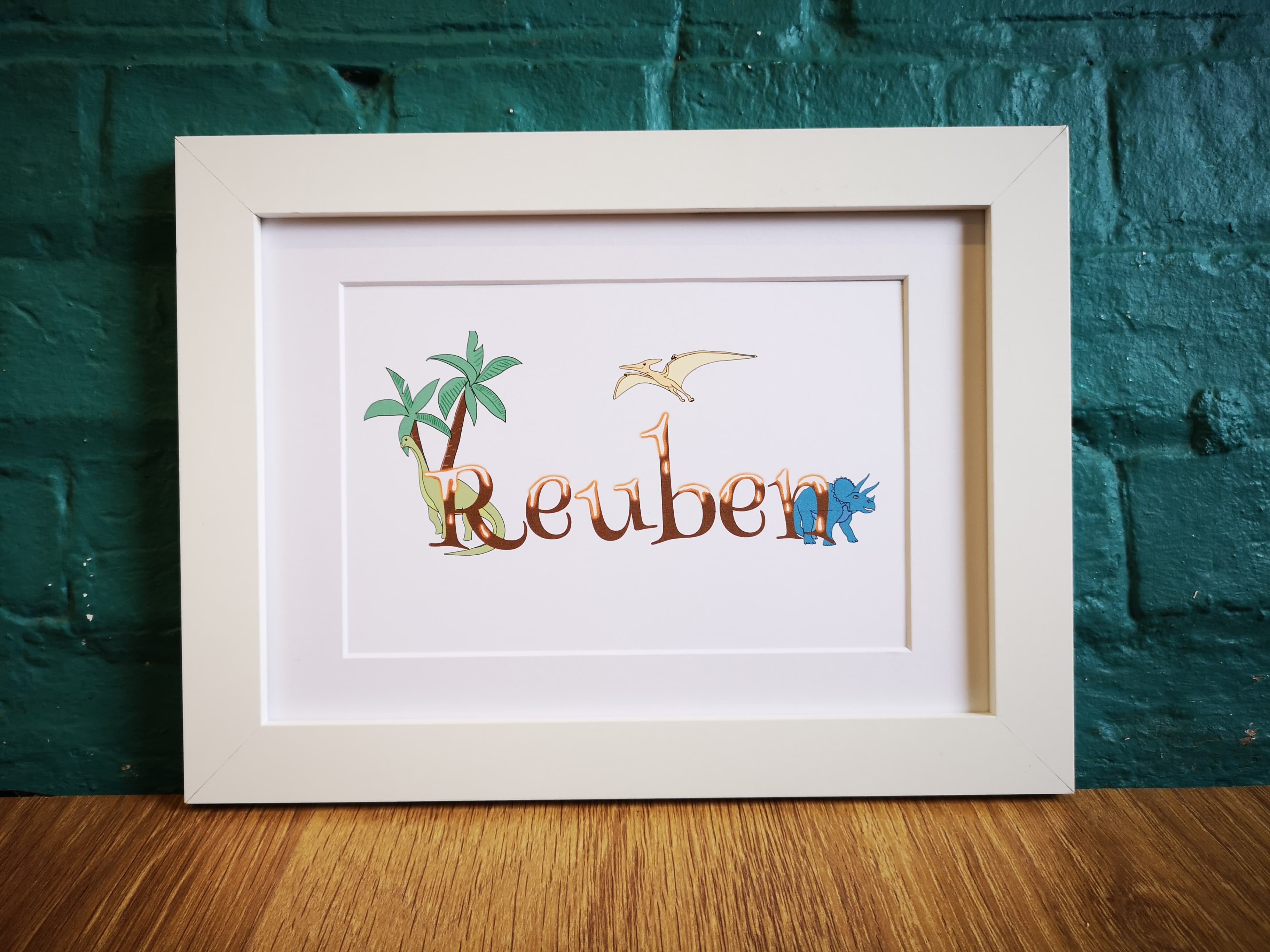 Dinosaur Personalised Print