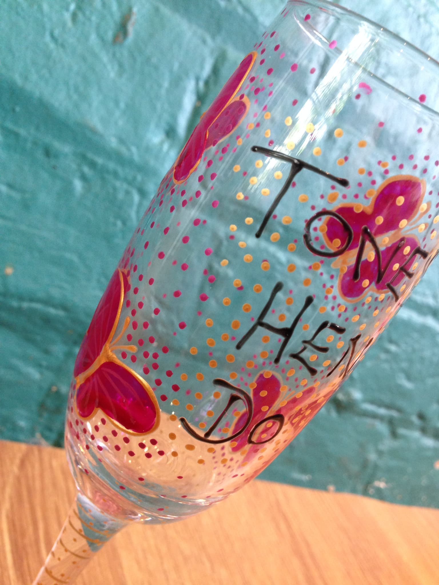 Butterfly Hen Party Glasses