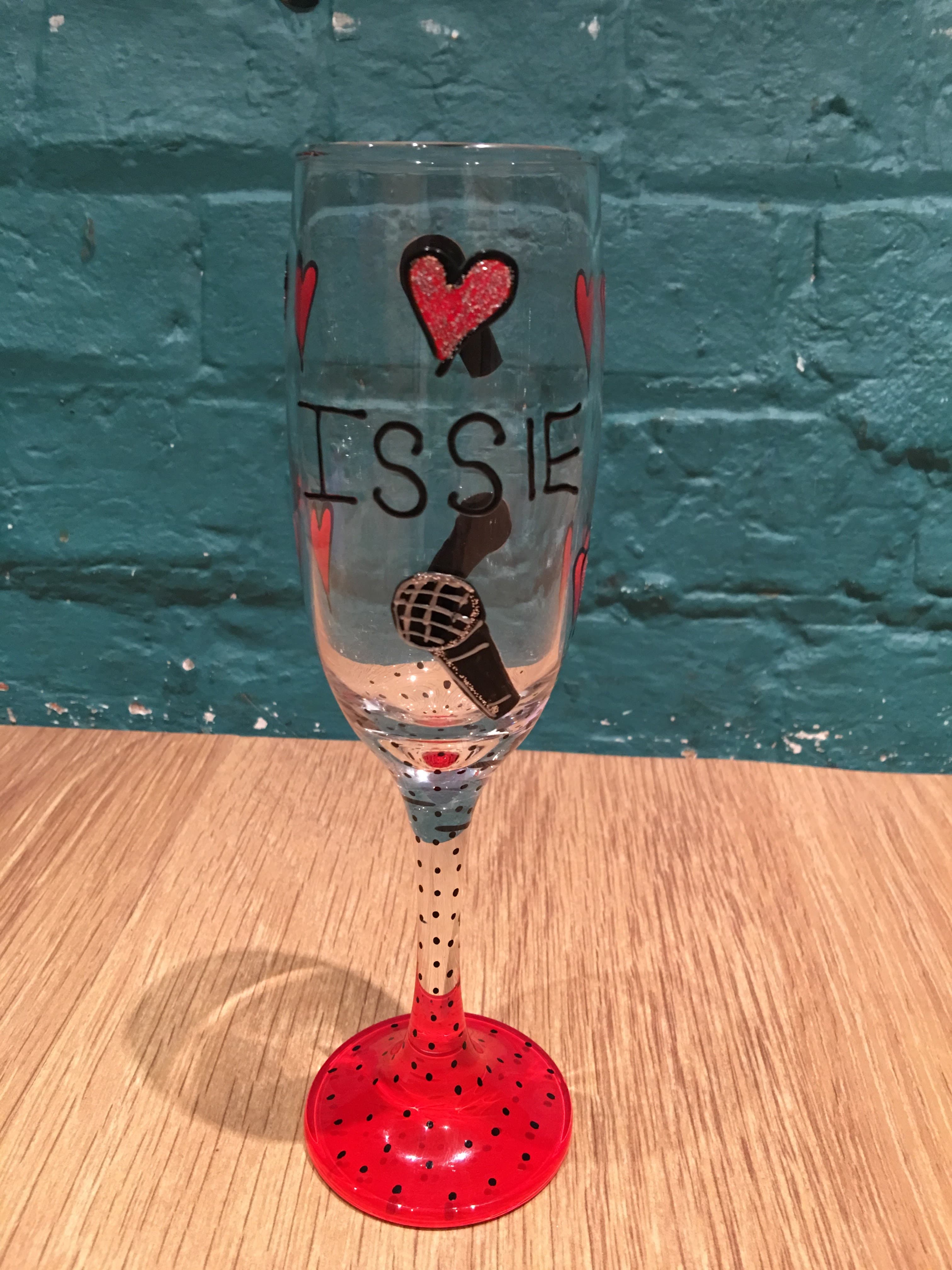 Pop Star Champagne Flute